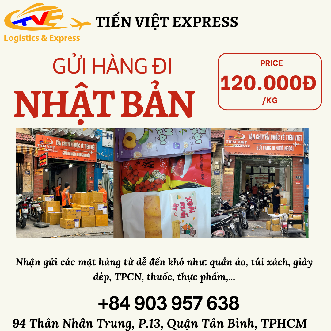 Gửi hàng đi Nhật Bản - Tiến Việt Express